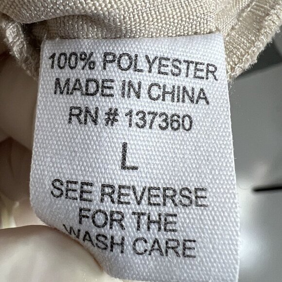 NWT Live 4 Truth Womens L Oversized Beige Corduroy Button Up Shirt Dress Western - Picture 14 of 16